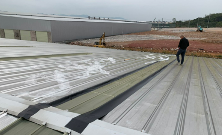 如皋厂房屋面防水维修案例